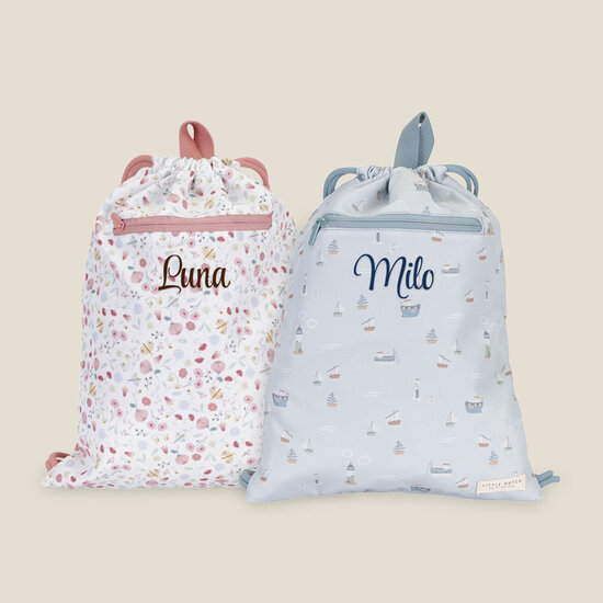 Gymtas met naam - Little Dutch